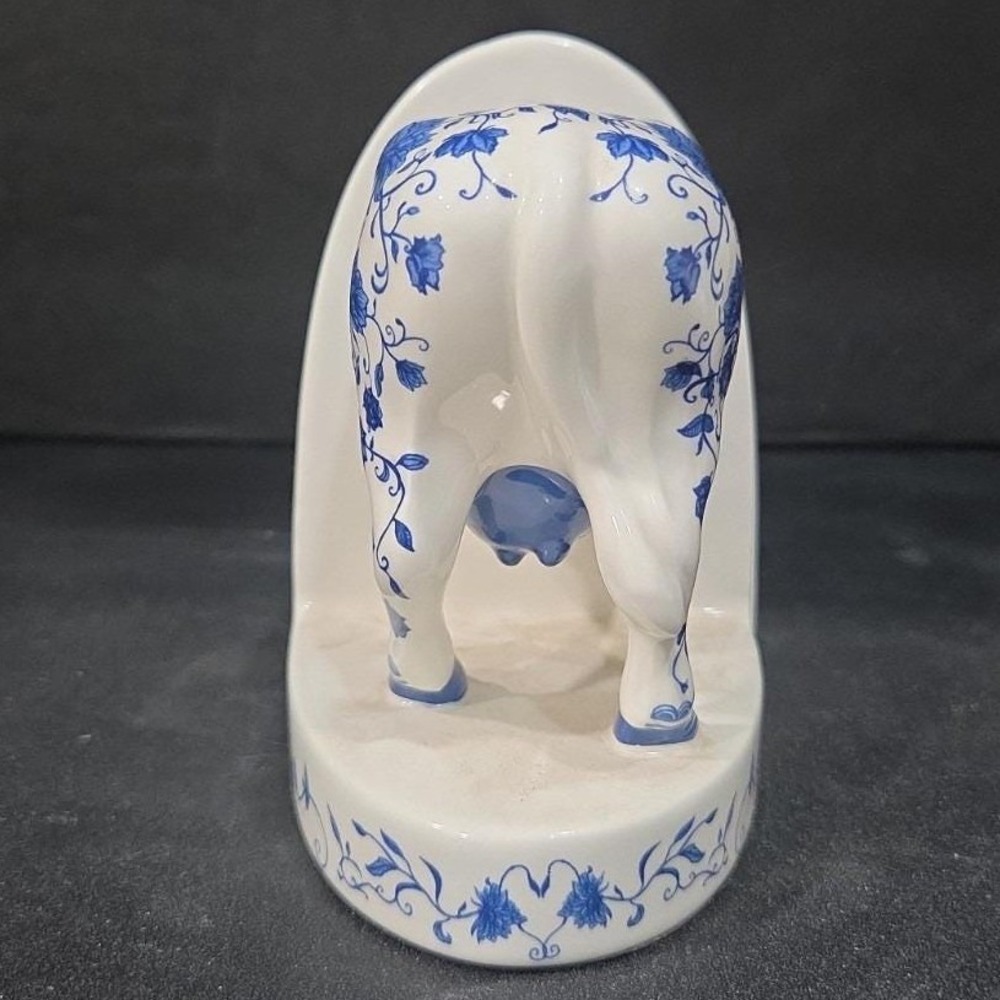 Cow Parade China Cow Bookends, Westland Giftware, Collectible #7411, No Box Flaw - Picture 5 of 11